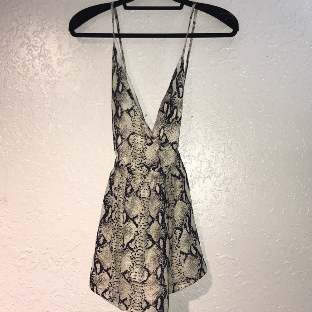Tobi Snake print romper new with tag!